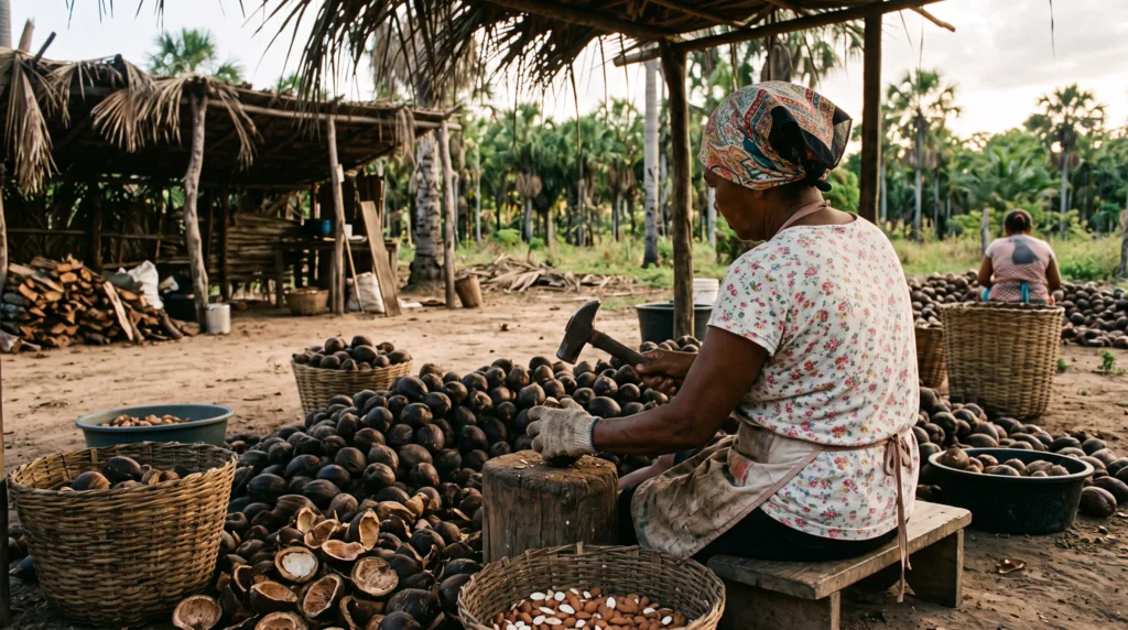 Quebradeira de coco no Maranhão. Foto: Arquivo Mapa da Mina
